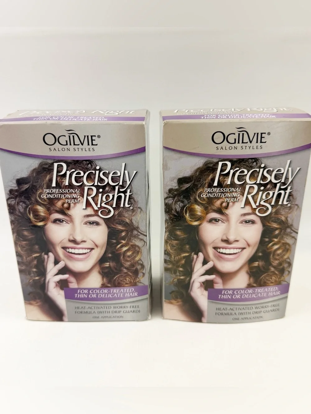 TWO Ogilvie Precisely Right Professional Conditioning Perm All Hair Types New